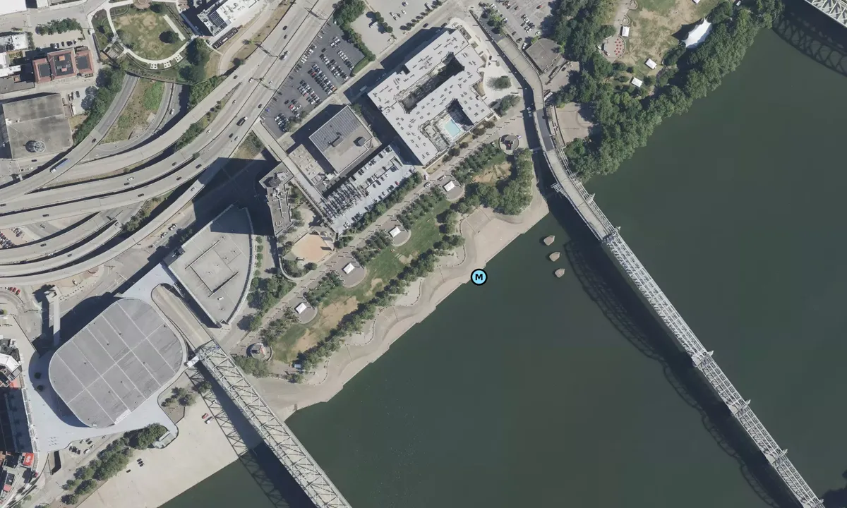 Satelite image of Sawyer Park