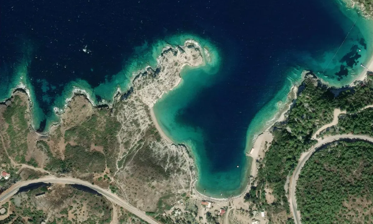 Flyfoto av Sazlıca Plajı