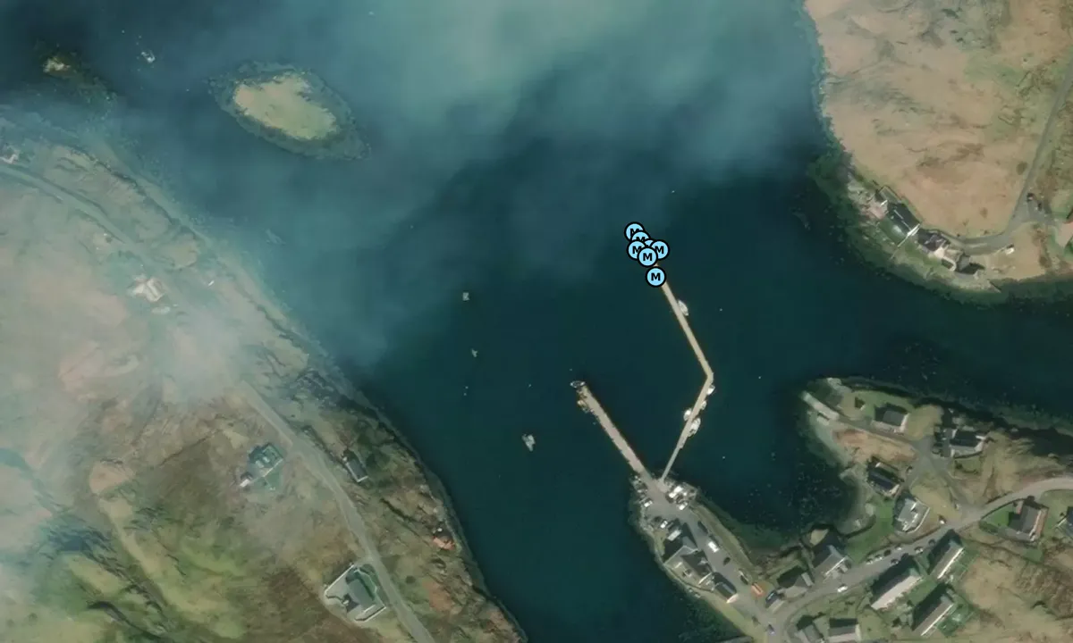 Satelite image of Scalpay Pontoons