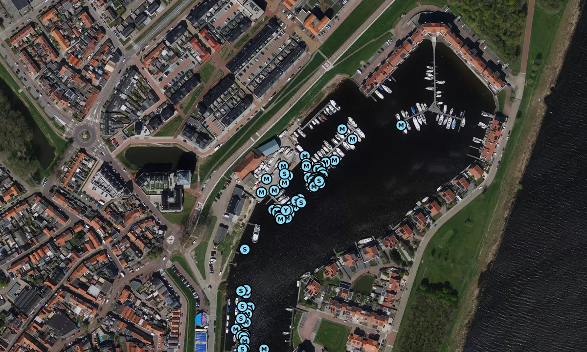 Satelite image of Scheepswerf M. van Duivendijk
