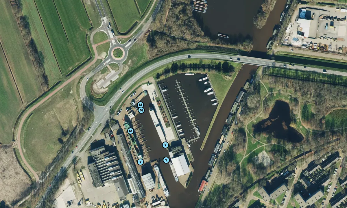 Satelite image of Scheepswerf Wout Liezen