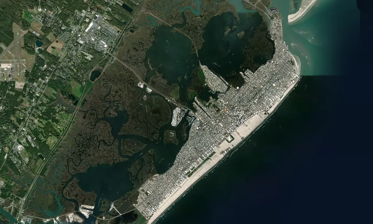 Flyfoto av Schooner Island Marina - Lower Township