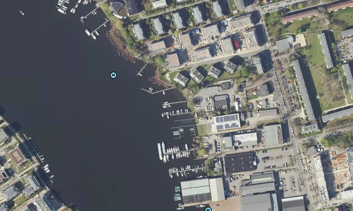 Satelite image of Schütze Bootshandel Köpenick