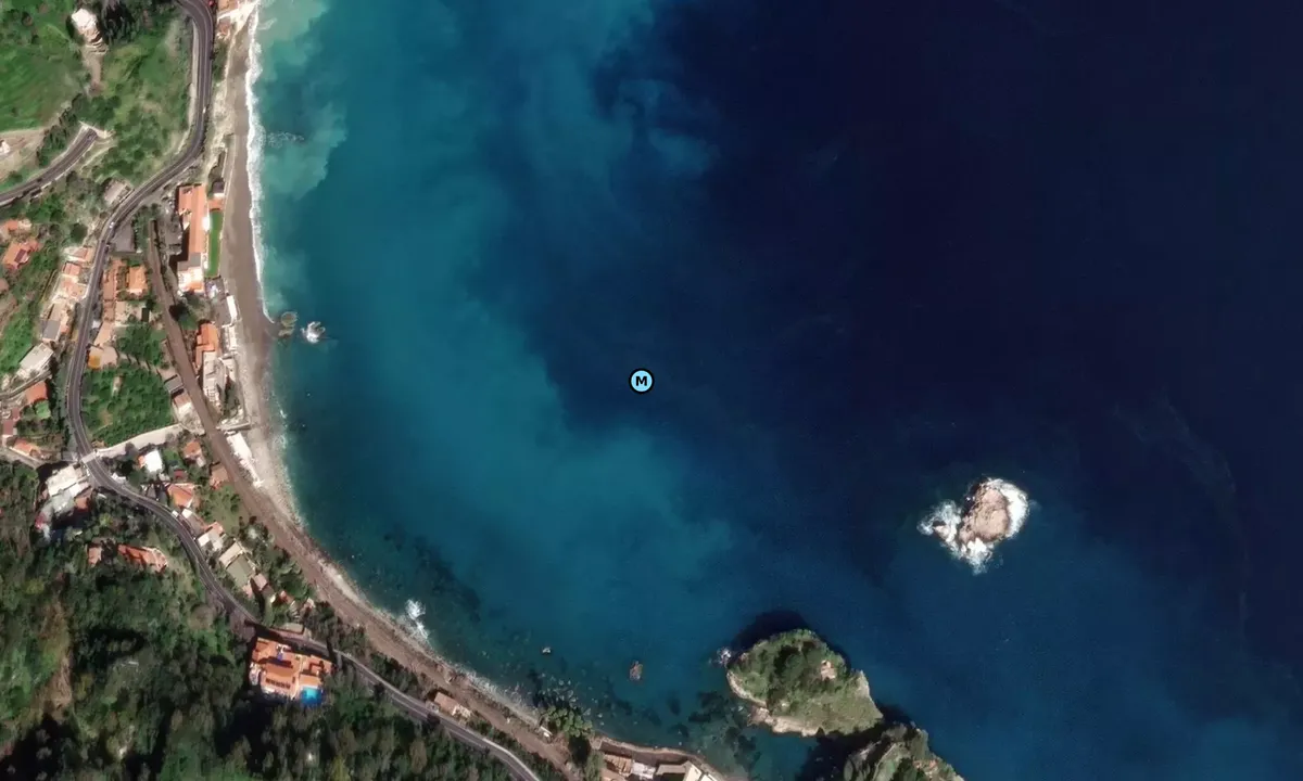 Satelite image of Scoglio dello Zio Gennaro
