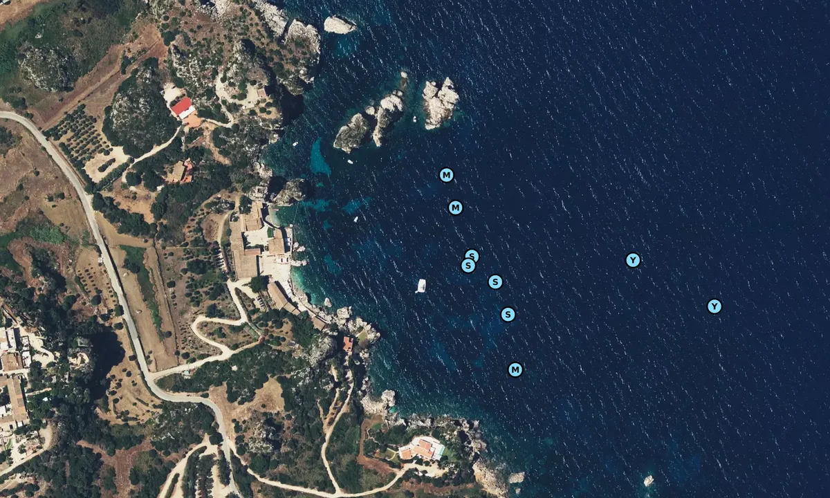 Satelite image of Scopello