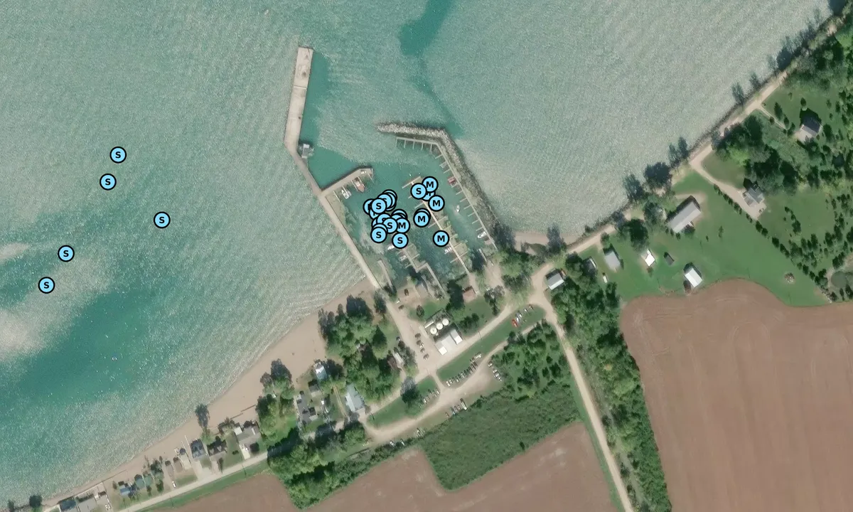 Satelite image of Scudder Marina