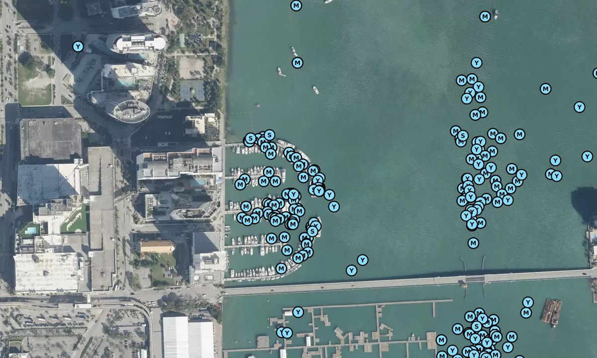 Satelite image of Sea Isle Marina and Yachting Center