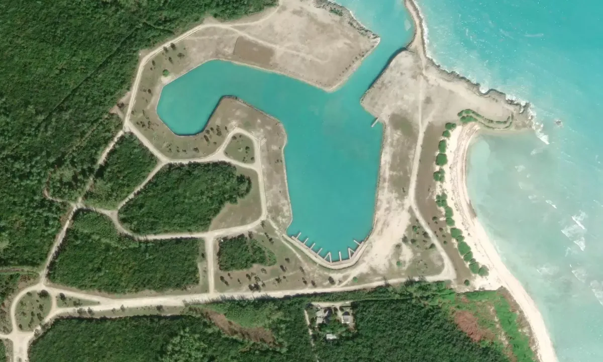 Satelite image of SEABISCUIT MARINA