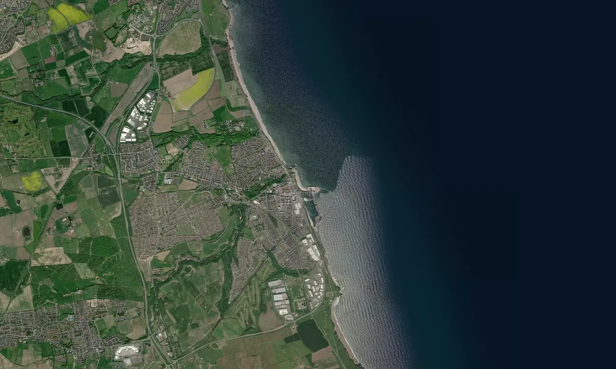 Flyfoto av Seaham Marina