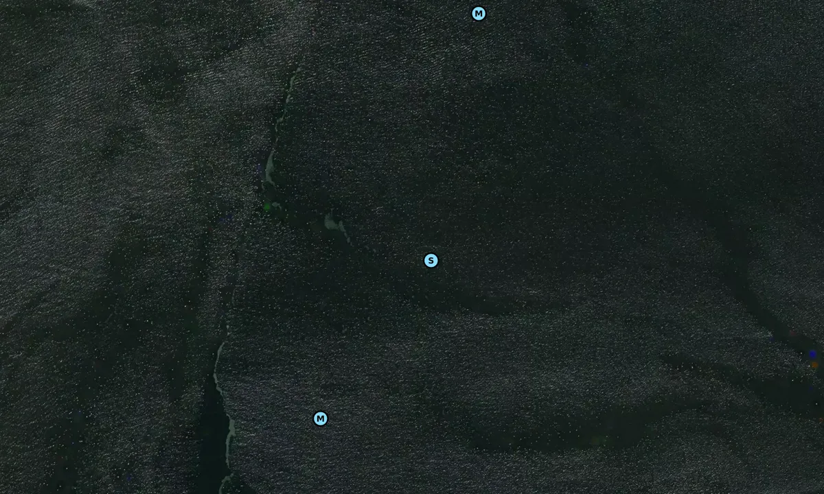 Satelite image of Seahorse Key - 1