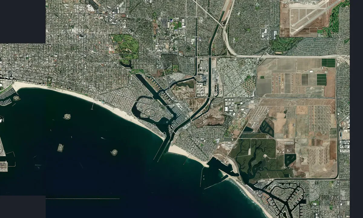 Flyfoto av Seal Beach Yacht Club