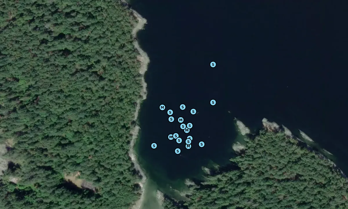 Satelite image of Secretary Islands