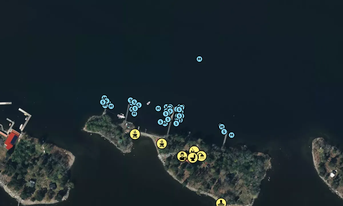 Satelite image of Segelsällskapet Brunnsvikens klubbholme Getfoten