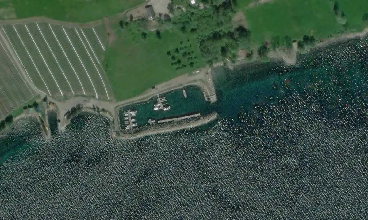 Satelite image of Sekken Småbåthavn