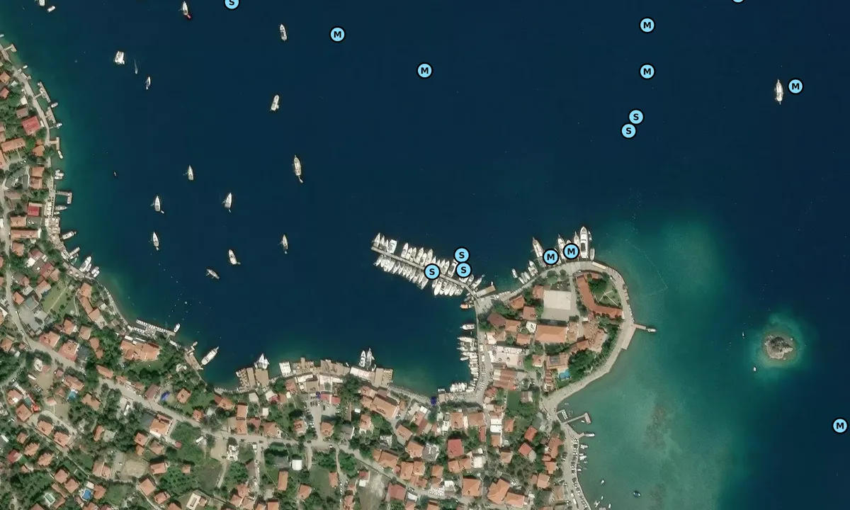 Satelite image of Selimiye Municipality Dock