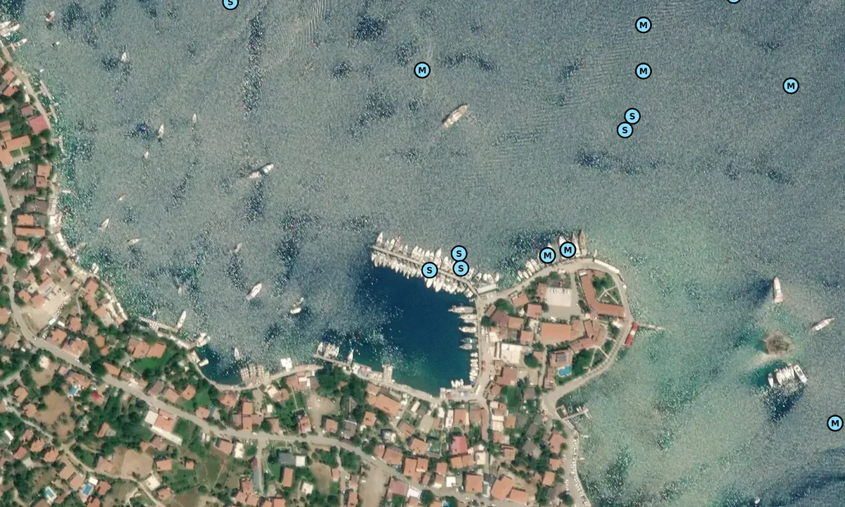 Satelite image of Selimiye Municipality Dock