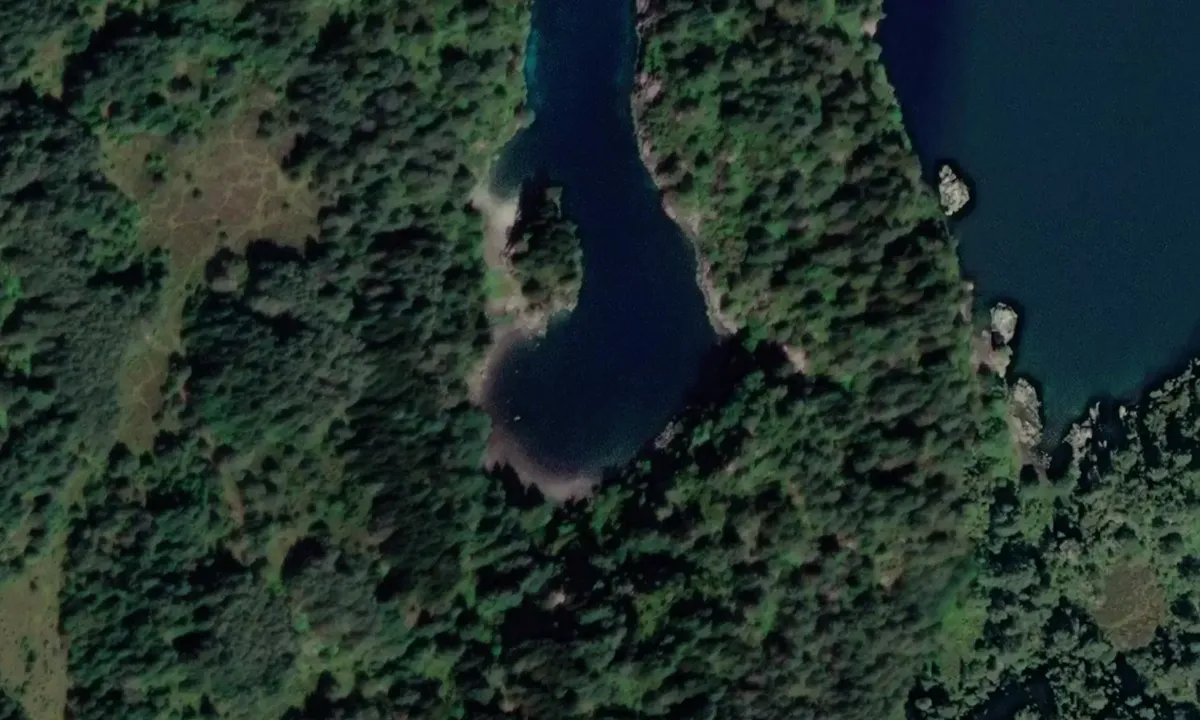 Satelite image of Selvågen - Storebø