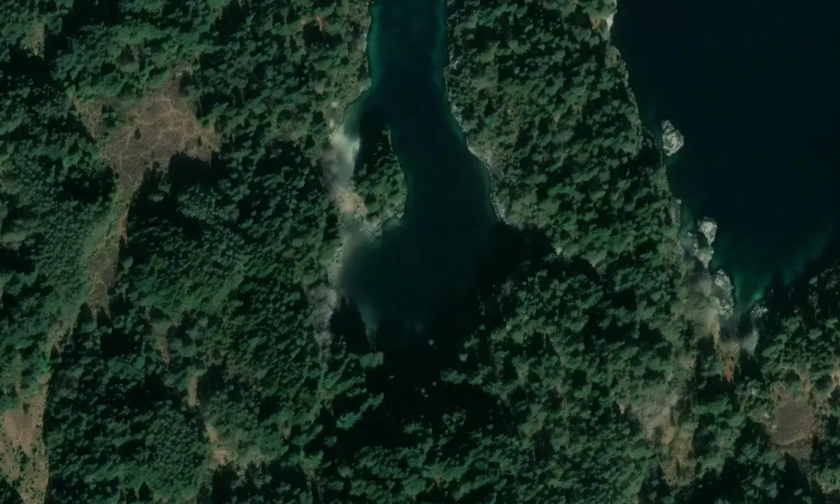 Satelite image of Selvågen - Storebø