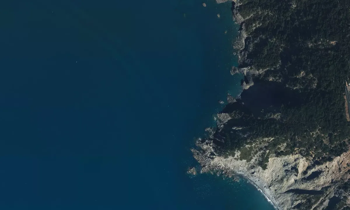 Satelite image of Seno Canneto