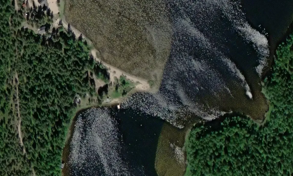 Satelite image of Seskarö - Grodviken