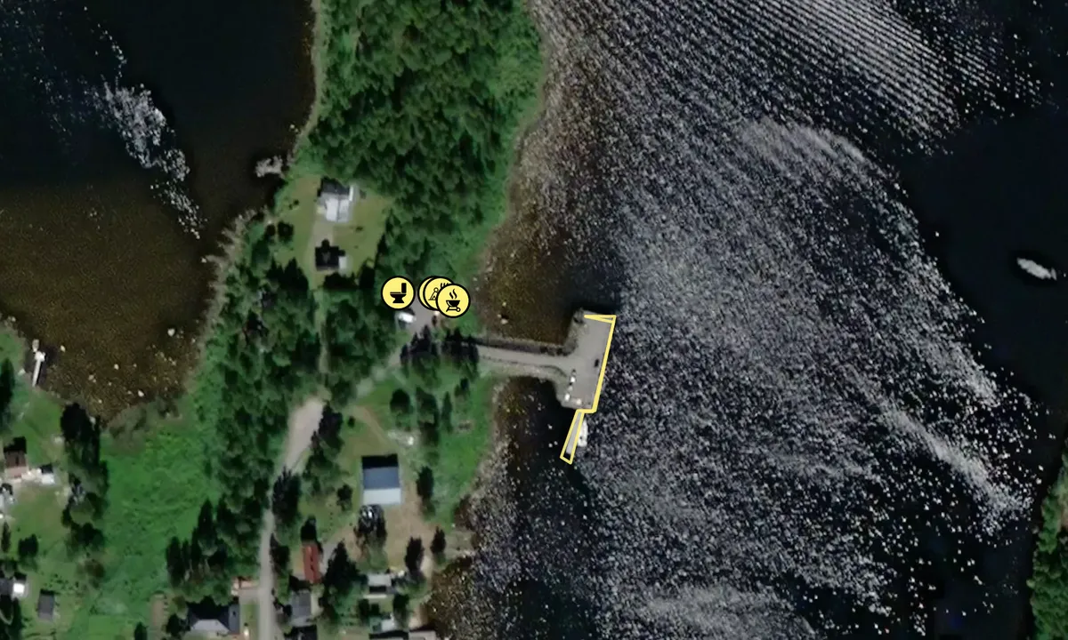 Satelite image of Seskarö Leppäniemikajen