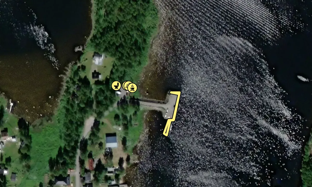 Satelite image of Seskarö Leppäniemikajen