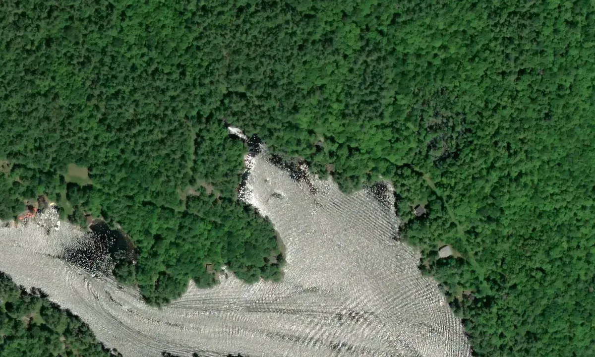 Satelite image of Severn Cove