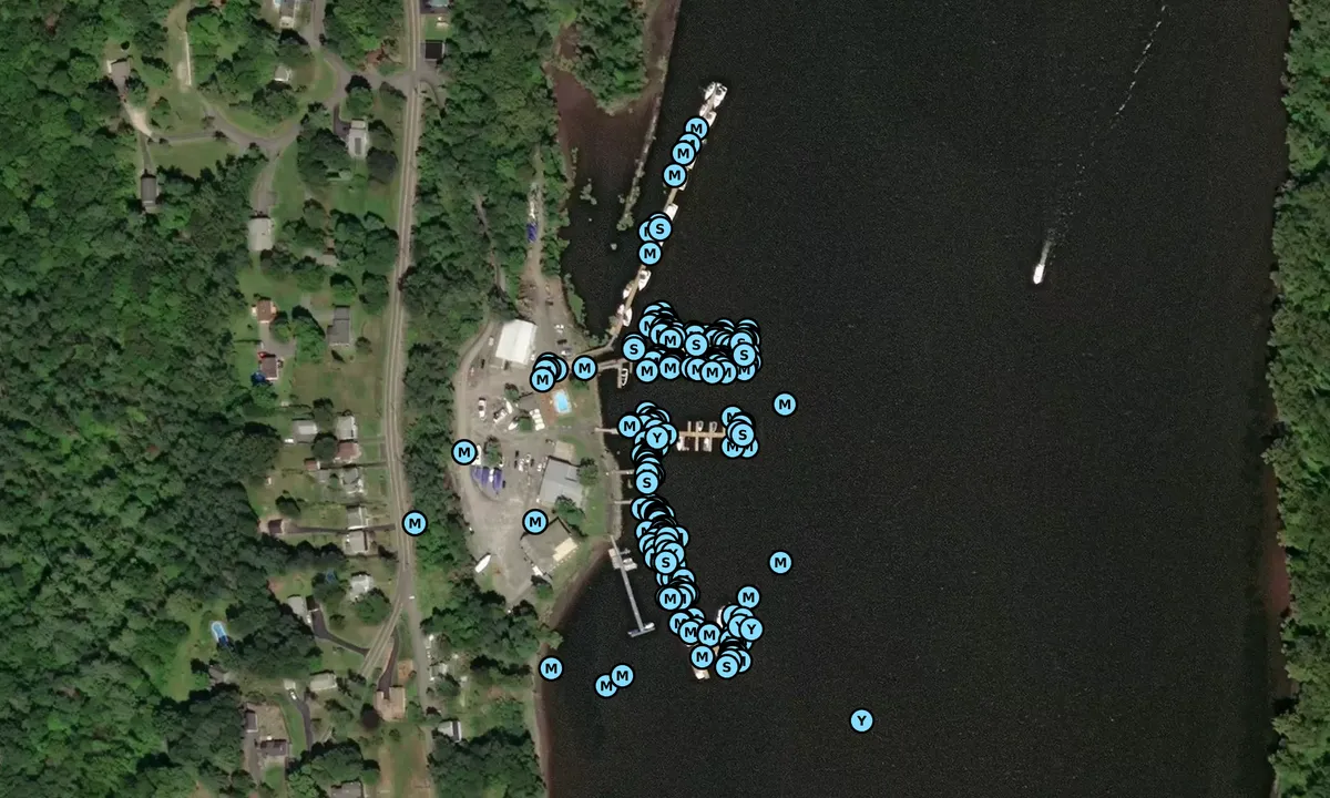 Satelite image of Shady Harbor Marina