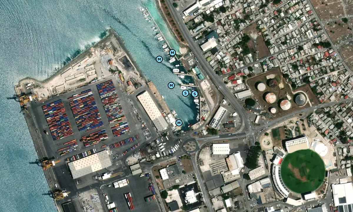 Satelite image of Shallow Harbor Marina