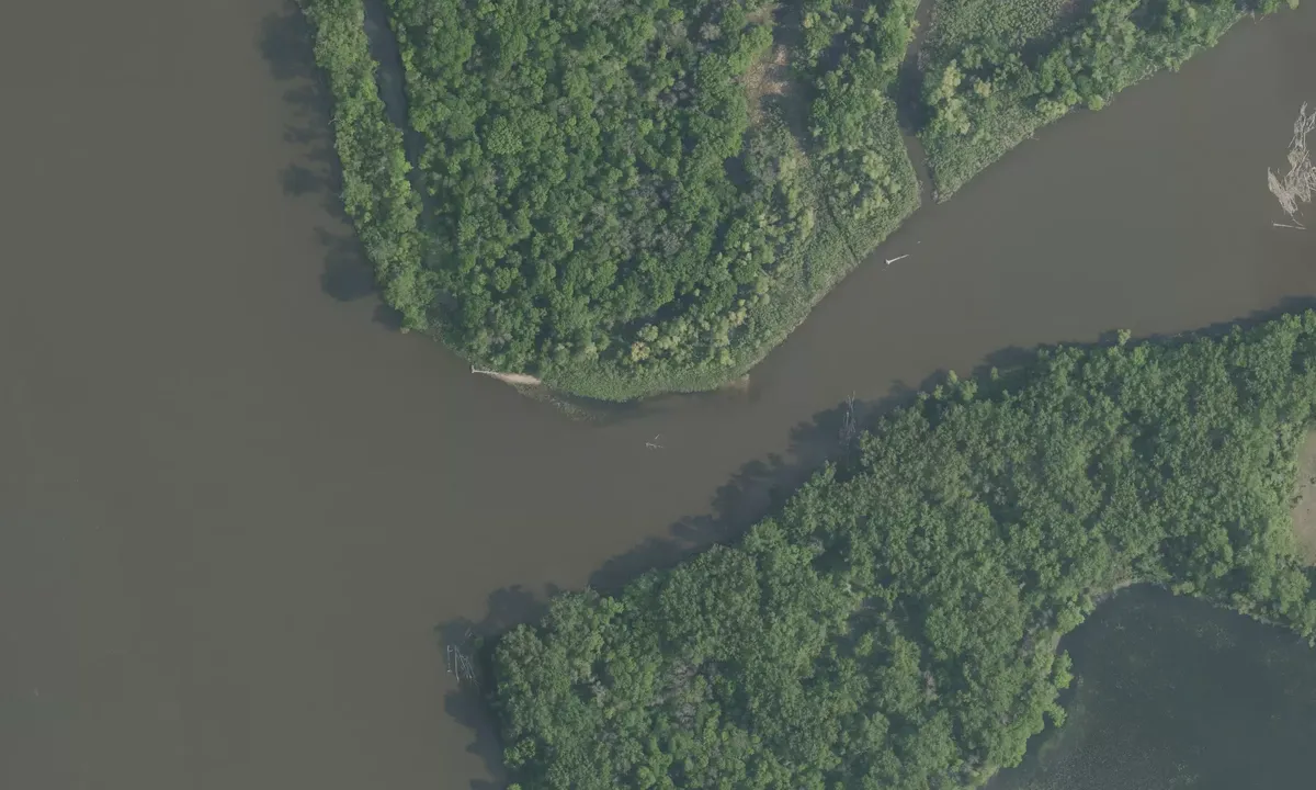 Satelite image of Sheilys Cut