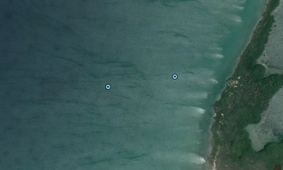 Satelite image of Shell Key East