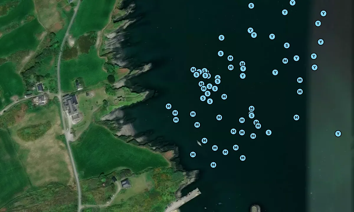 Satelite image of Sherkin Island Pontoon