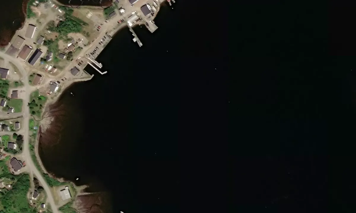 Satelite image of Ship Cove/ Marine Drive