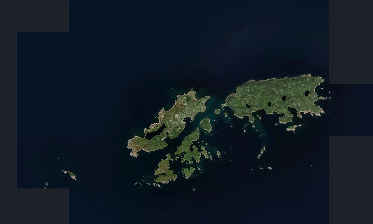 Flyfoto av Ship Cove/Ramea Islands