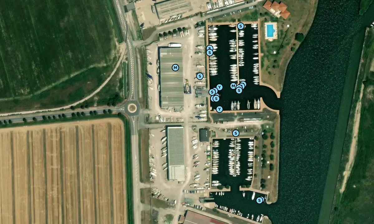 Satelite image of Shipyard & Marina Sant' Andrea