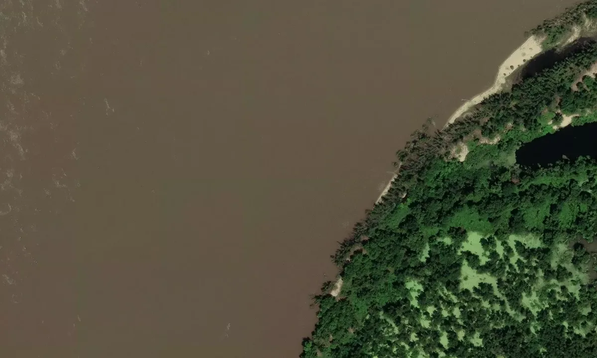 Satelite image of Shreves Bar