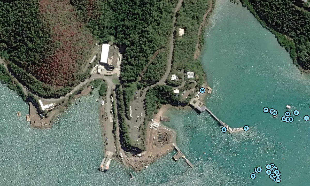 Satelite image of Shute Harbour