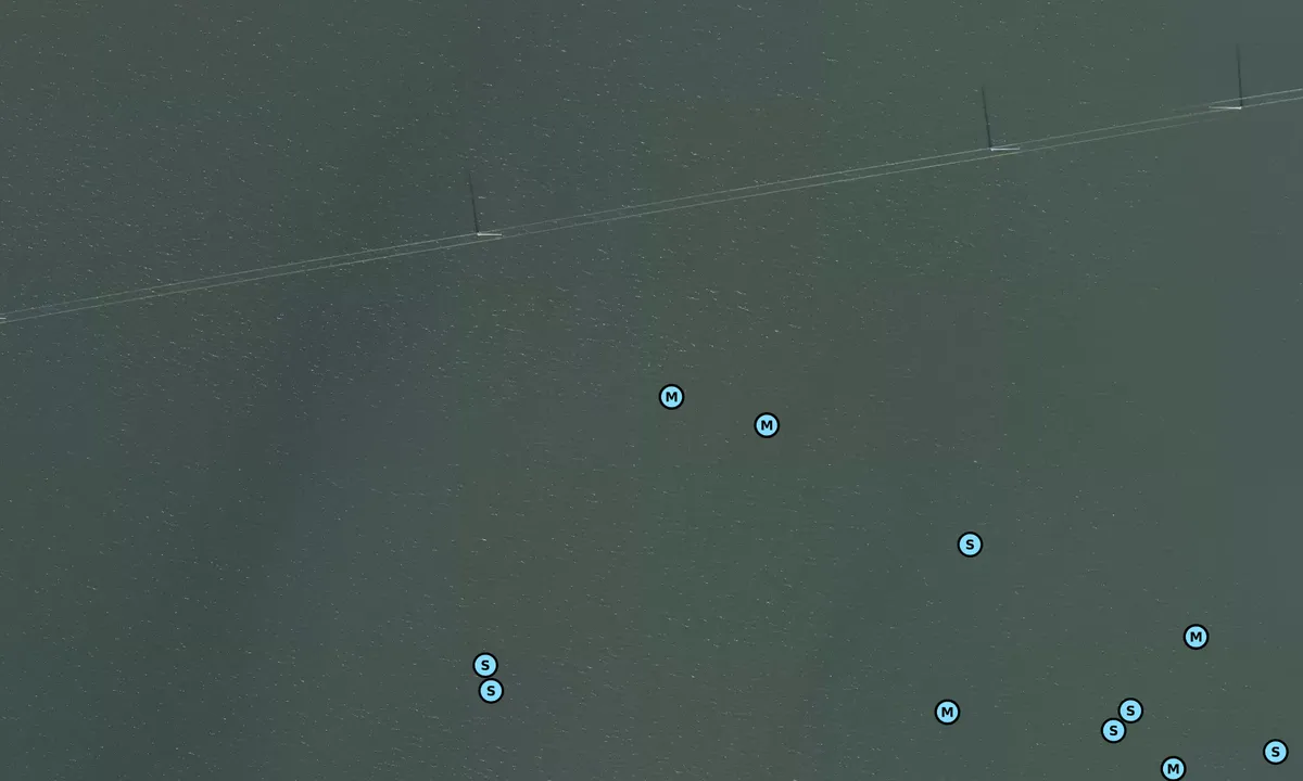 Satelite image of Shuttle Launch Viewing