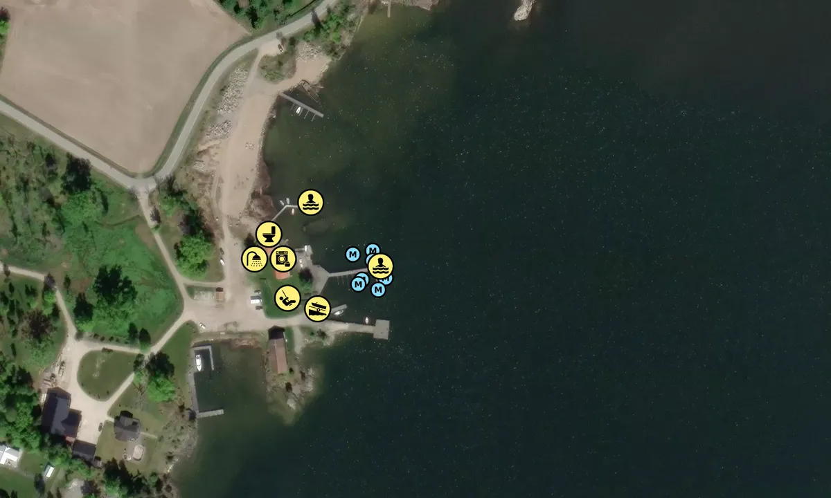 Satelite image of Sikhalls Gästhamn