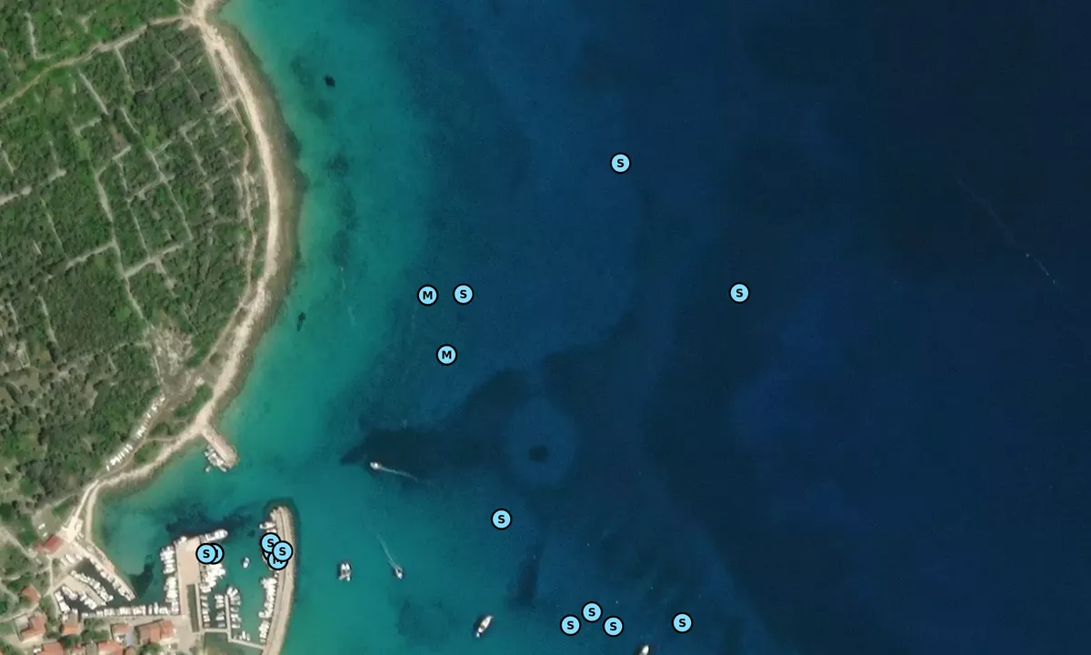 Satelite image of Silba