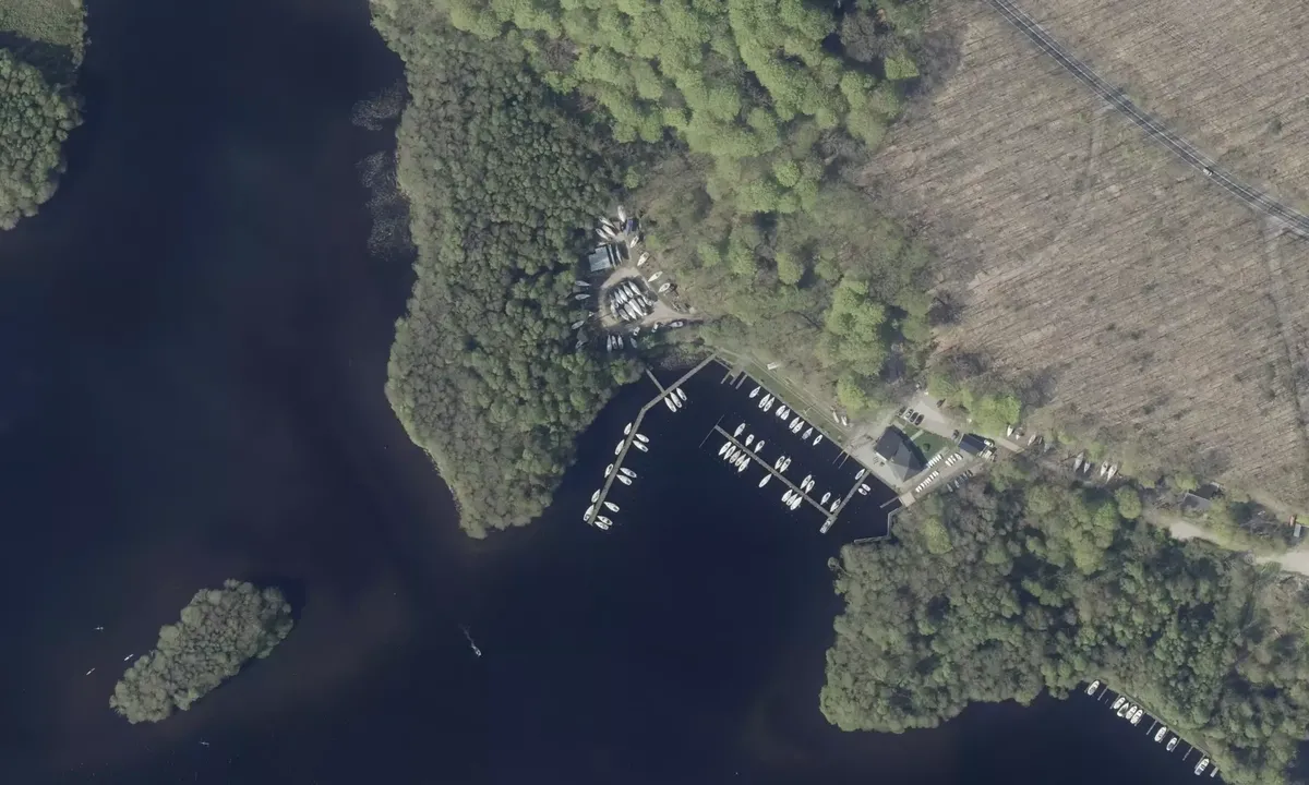 Satelite image of Silkeborg Sejlklub Havn