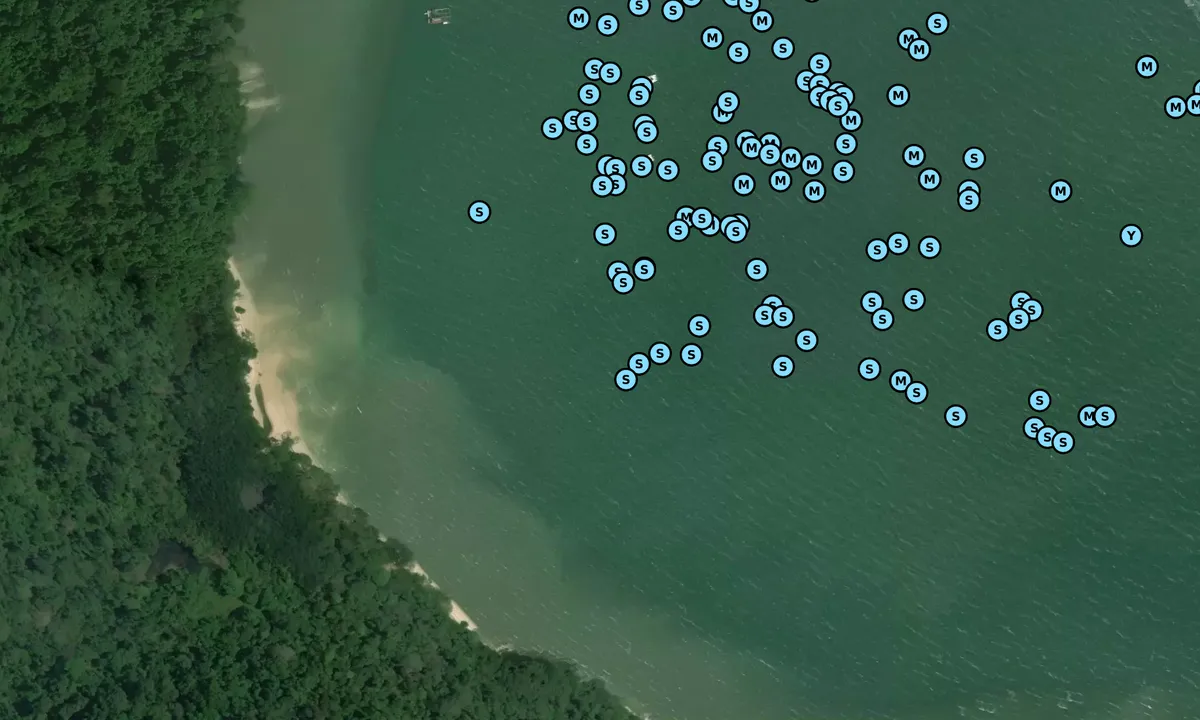 Satelite image of Singa Besar