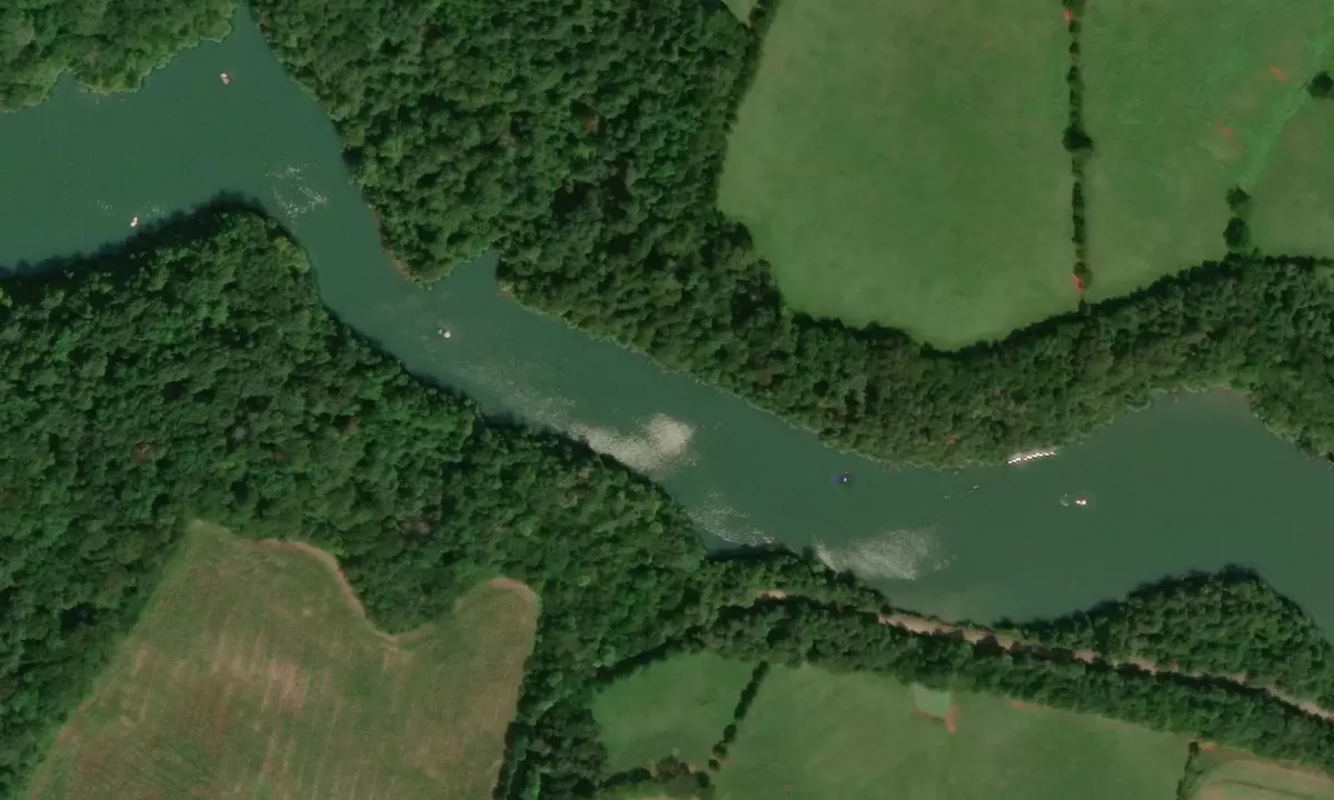 Satelite image of Sinking Creek