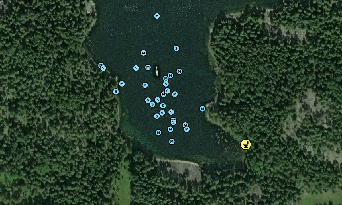Satelite image of Själbottna Norr fladen