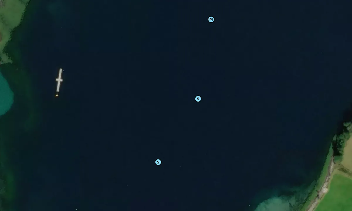 Satelite image of Sjøaker