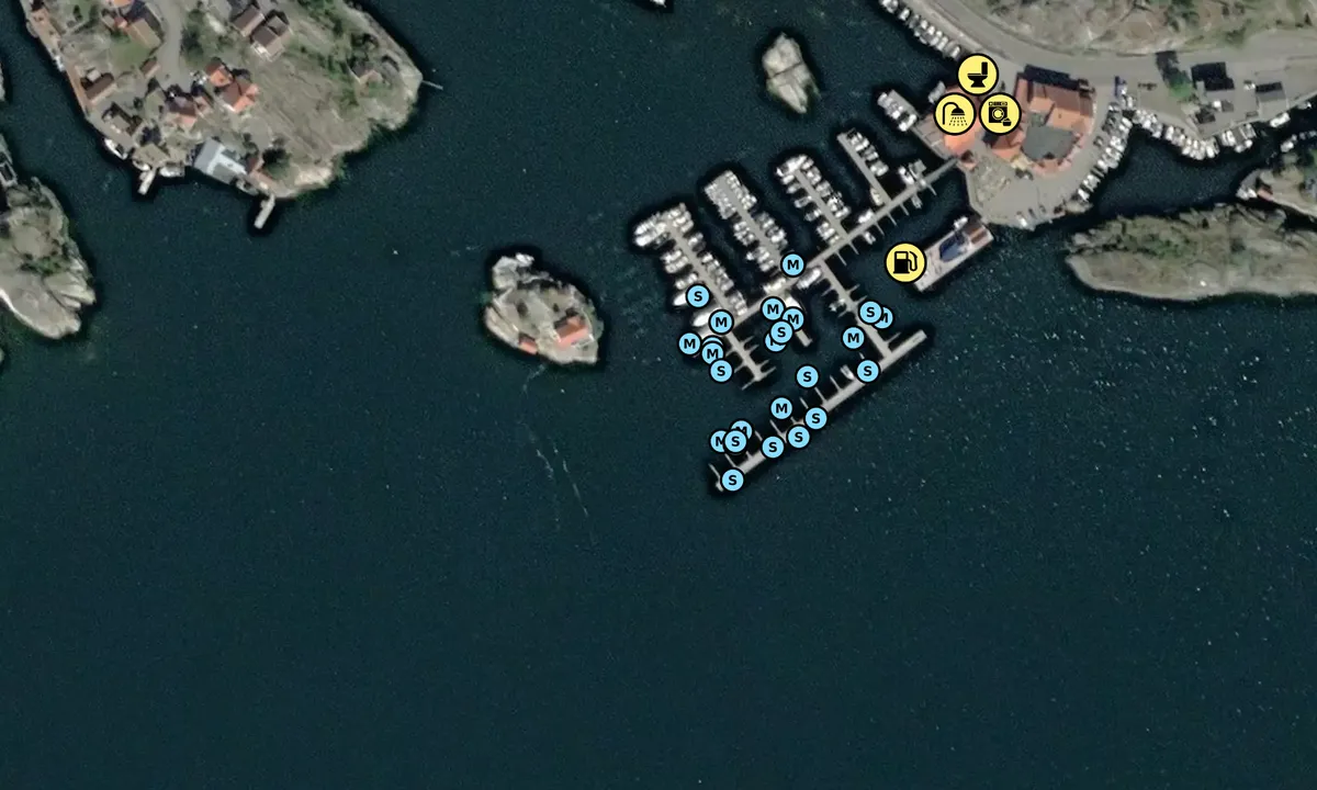 Satelite image of Sjøbua Marina - Valle