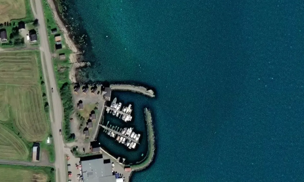 Satelite image of Sjøhussenteret Gjestehavn