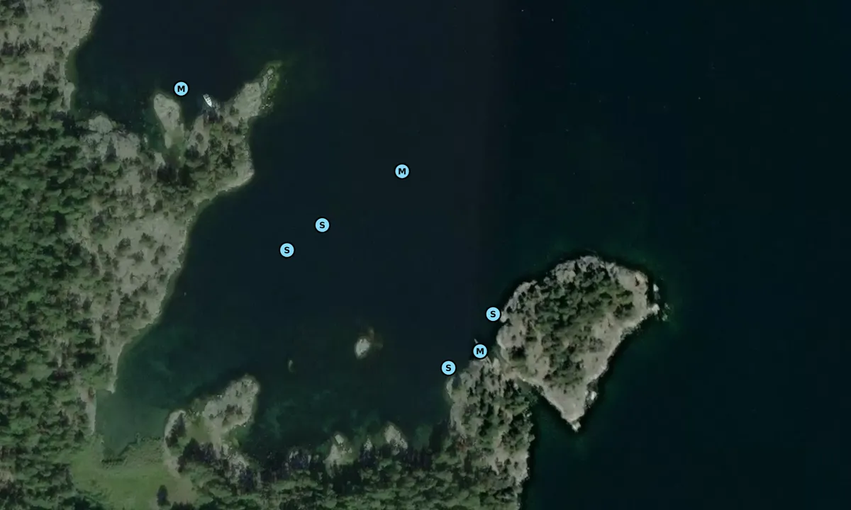 Satelite image of Sjunkviken - Dalarö