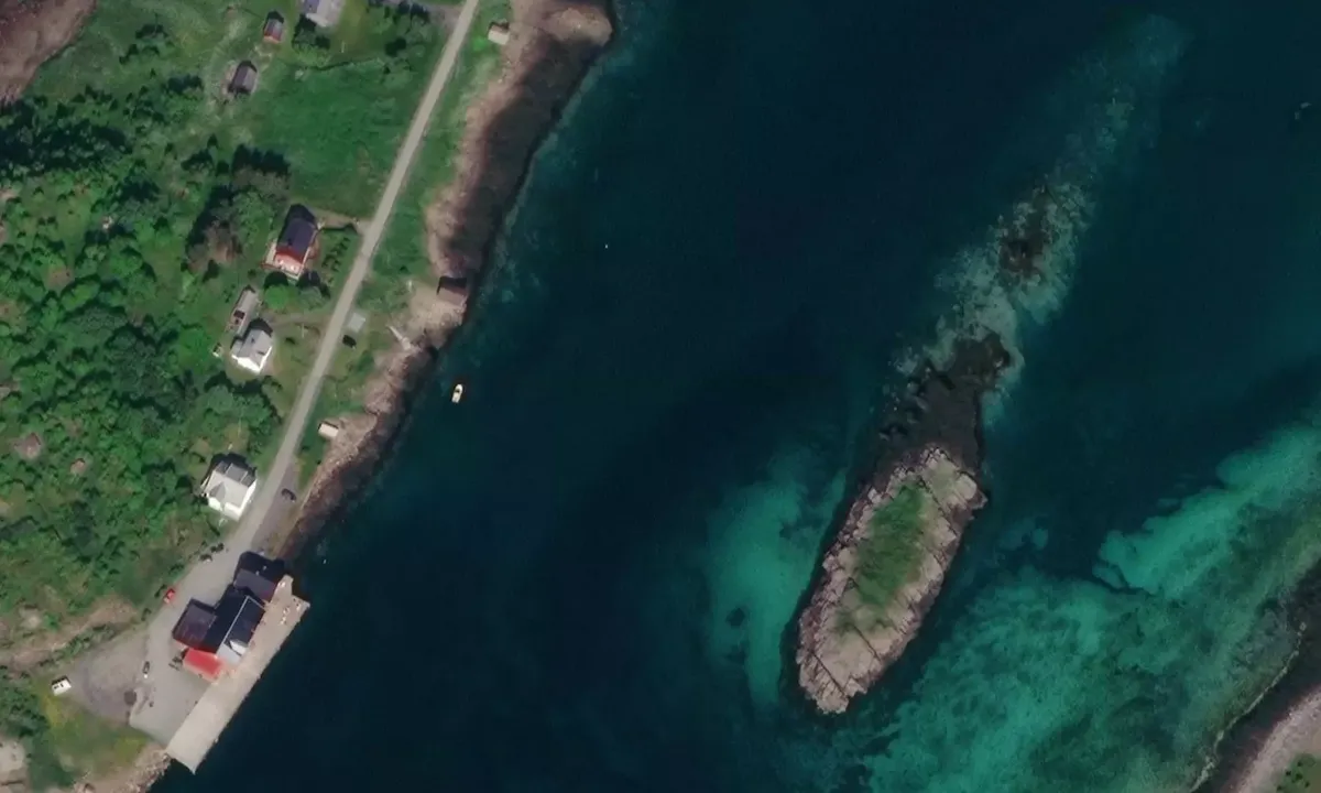 Satelite image of Skaga