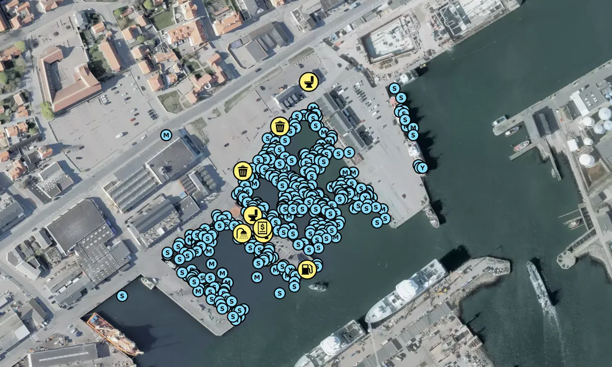Satelite image of Skagen Lystbådehavn